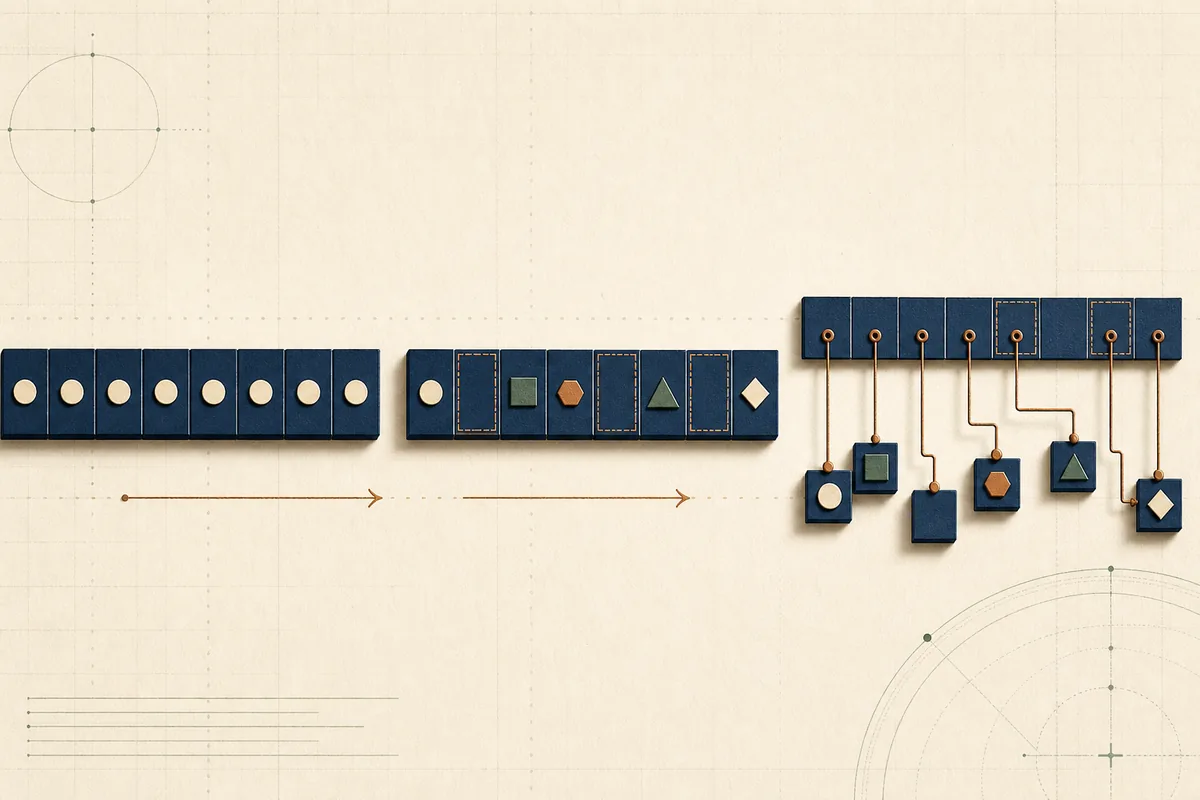 Dense array slots transitioning through holes and mixed elements into keyed storage